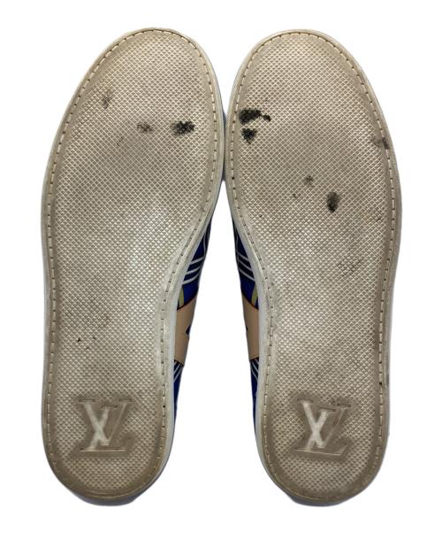 LOUIS VUITTON（ルイ ヴィトン）LOUIS VUITTON (ルイ ヴィトン) キャンバススニーカー ブルー サイズ:7の古着・服飾アイテム