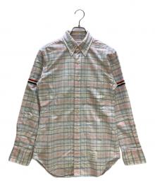 Thom Browne（トムブラウン）の古着「LONG-SLEEVED SHIRTS」｜ピンク×ホワイト