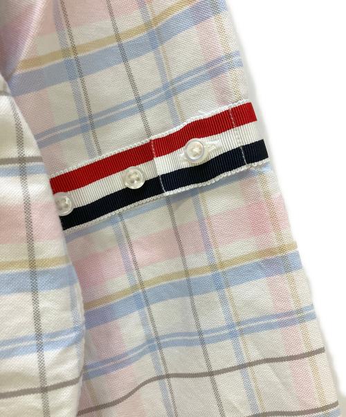Thom Browne（トムブラウン）Thom Browne (トムブラウン) LONG-SLEEVED SHIRTS ピンク×ホワイト サイズ:1の古着・服飾アイテム
