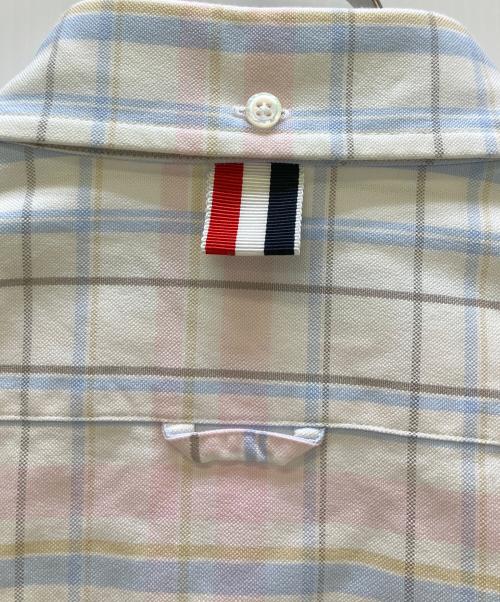 Thom Browne（トムブラウン）Thom Browne (トムブラウン) LONG-SLEEVED SHIRTS ピンク×ホワイト サイズ:1の古着・服飾アイテム