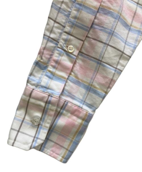 Thom Browne（トムブラウン）Thom Browne (トムブラウン) LONG-SLEEVED SHIRTS ピンク×ホワイト サイズ:1の古着・服飾アイテム