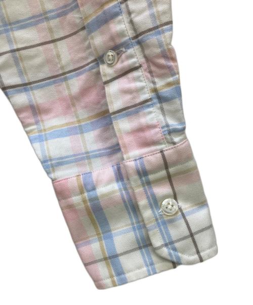 Thom Browne（トムブラウン）Thom Browne (トムブラウン) LONG-SLEEVED SHIRTS ピンク×ホワイト サイズ:1の古着・服飾アイテム