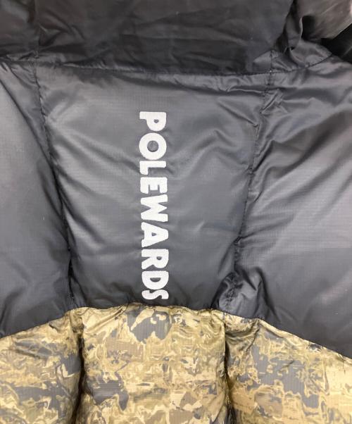POLEWARDS（ポールワーズ）POLEWARDS (ポールワーズ) ダウンジャケット ブラック×オリーブ サイズ:Mの古着・服飾アイテム