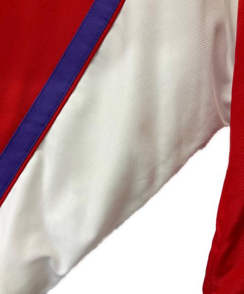 SUPREME（シュプリーム）SUPREME (シュプリーム) LACOSTE (ラコステ) 中綿ジャケット レッド×ホワイト サイズ:Lの古着・服飾アイテム