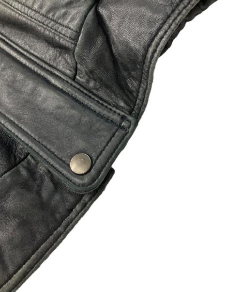 FLIGHT EQUIPMENT（フライト イクイップメント）FLIGHT EQUIPMENT (フライト イクイップメント) レザージャケット ブラック サイズ:Mの古着・服飾アイテム
