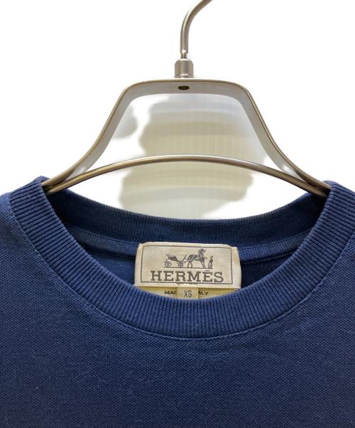 HERMES（エルメス）HERMES (エルメス) 半袖カットソー ネイビー サイズ:XSの古着・服飾アイテム