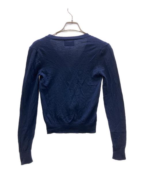 PRADA（プラダ）PRADA (プラダ) 薄手カーディガン ネイビー サイズ:36の古着・服飾アイテム
