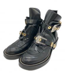 BALENCIAGA（バレンシアガ）の古着「ショートブーツ クリーパーブーツ」｜ブラック