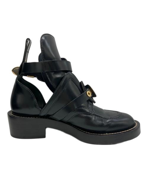 BALENCIAGA（バレンシアガ）BALENCIAGA (バレンシアガ) ショートブーツ クリーパーブーツ ブラック サイズ:37 1/2の古着・服飾アイテム