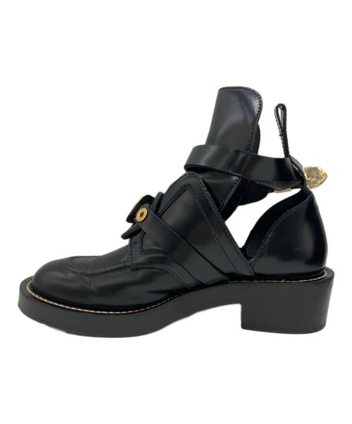 BALENCIAGA（バレンシアガ）BALENCIAGA (バレンシアガ) ショートブーツ クリーパーブーツ ブラック サイズ:37 1/2の古着・服飾アイテム