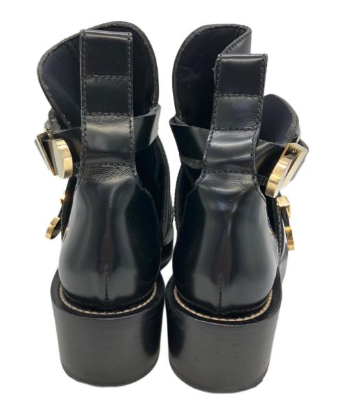 BALENCIAGA（バレンシアガ）BALENCIAGA (バレンシアガ) ショートブーツ クリーパーブーツ ブラック サイズ:37 1/2の古着・服飾アイテム