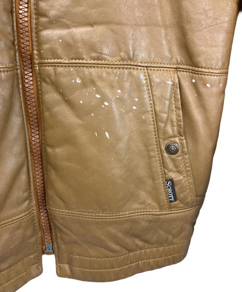 Schott（ショット）Schott (ショット) 80'sレザージャケット ブラウン サイズ:40の古着・服飾アイテム