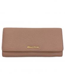 MIU MIU（ミュウミュウ）の古着「長財布」｜ピンク