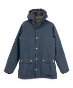 Barbour×EDIFICEバブアー×エディフィス）の古着「中綿ジャケット HOODED BEDALE SL」｜ネイビー