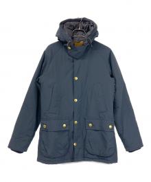 Barbour×EDIFICE（バブアー×エディフィス）の古着「中綿ジャケット HOODED BEDALE SL」｜ネイビー