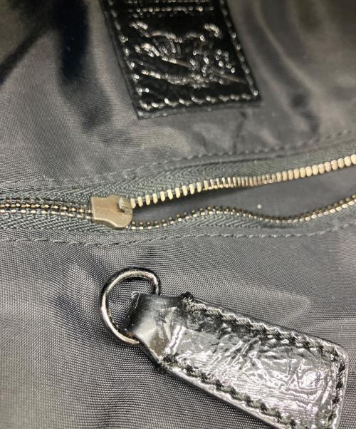 BURBERRY（バーバリー）BURBERRY (バーバリー) トートバッグ チェック柄 ブラックの古着・服飾アイテム