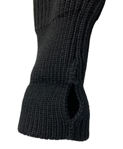 ANDERSEN-ANDERSEN（アンデルセン アンデルセン）ANDERSEN-ANDERSEN (アンデルセン アンデルセン) ハーフッジップニット ブラック サイズ:Mの古着・服飾アイテム