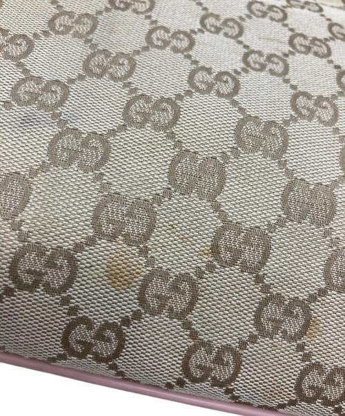 GUCCI（グッチ）GUCCI (グッチ) ショルダーバッグ GG ベージュ×ピンクの古着・服飾アイテム