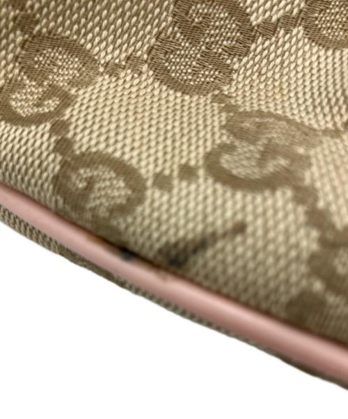 GUCCI（グッチ）GUCCI (グッチ) ショルダーバッグ GG ベージュ×ピンクの古着・服飾アイテム