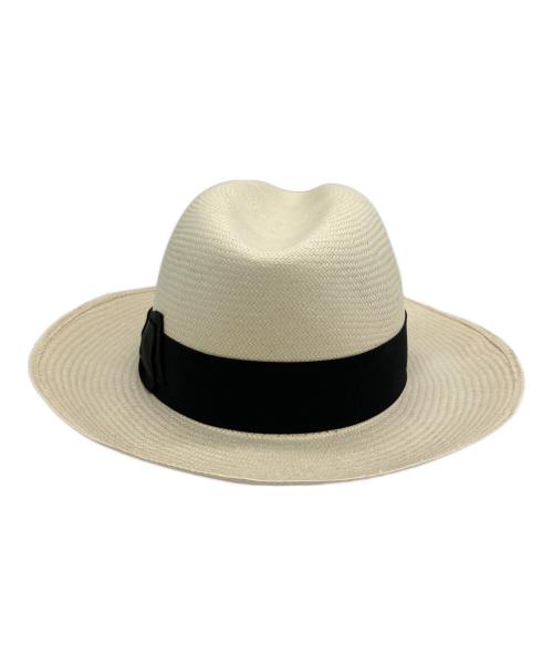 BORSALINO（ボルサリーノ）BORSALINO (ボルサリーノ) パナマハット アイボリーの古着・服飾アイテム