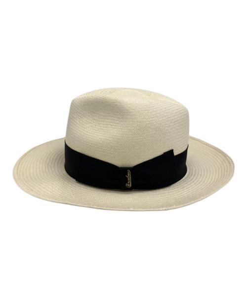 BORSALINO（ボルサリーノ）BORSALINO (ボルサリーノ) パナマハット アイボリーの古着・服飾アイテム