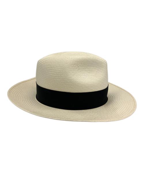 BORSALINO（ボルサリーノ）BORSALINO (ボルサリーノ) パナマハット アイボリーの古着・服飾アイテム