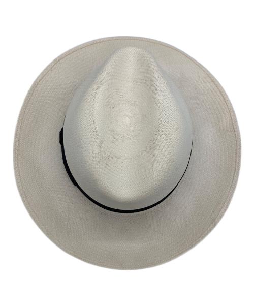BORSALINO（ボルサリーノ）BORSALINO (ボルサリーノ) パナマハット アイボリーの古着・服飾アイテム