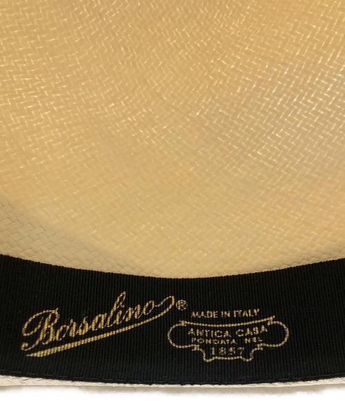 BORSALINO（ボルサリーノ）BORSALINO (ボルサリーノ) パナマハット アイボリーの古着・服飾アイテム