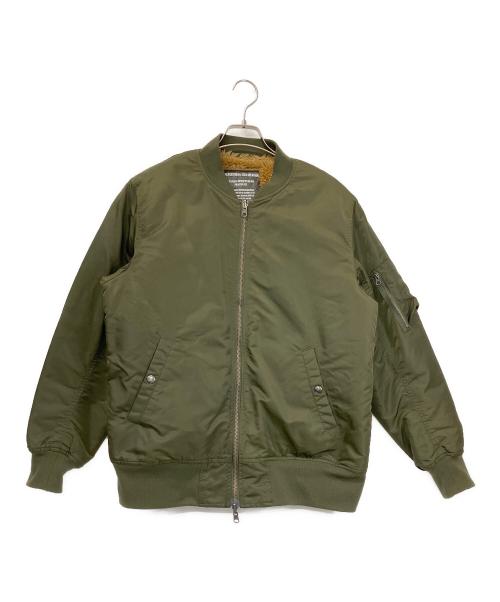 DEAR LAUREL（ディアローレル）DEAR LAUREL (ディアローレル) ミリタリーリバーシブルジャケット グリーン サイズ:Mの古着・服飾アイテム