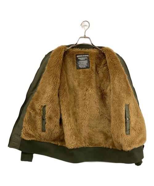 DEAR LAUREL（ディアローレル）DEAR LAUREL (ディアローレル) ミリタリーリバーシブルジャケット グリーン サイズ:Mの古着・服飾アイテム