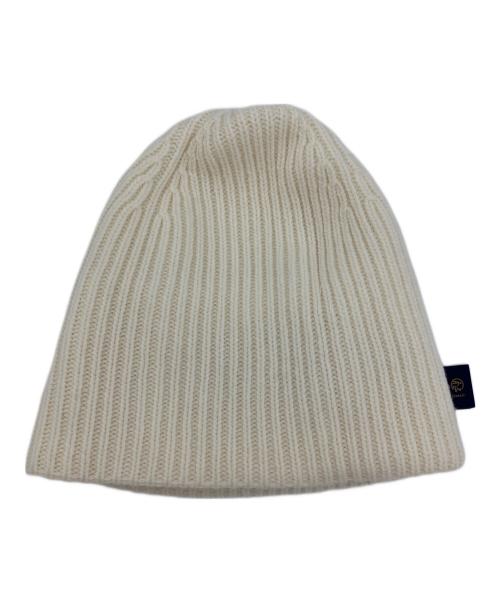 LOUIS VUITTON（ルイ ヴィトン）LOUIS VUITTON (ルイ ヴィトン) ニット帽 ビーニー・LV ヘッドライン ホワイトの古着・服飾アイテム