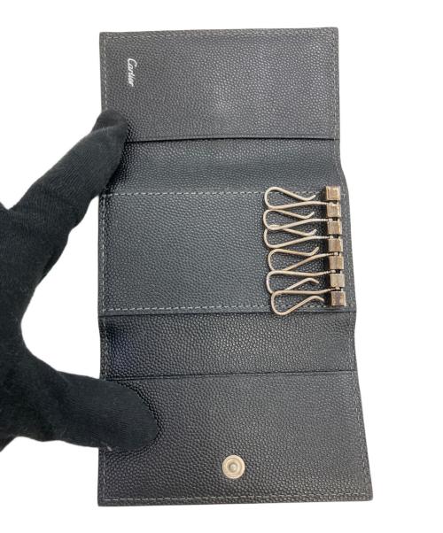 Cartier（カルティエ）Cartier (カルティエ) 6連キーケース サントス ドゥ カルティエ ブラックの古着・服飾アイテム