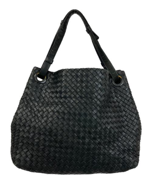BOTTEGA VENETA（ボッテガベネタ）BOTTEGA VENETA (ボッテガベネタ) トートバッグ イントレチャート ブラックの古着・服飾アイテム