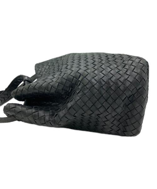 BOTTEGA VENETA（ボッテガベネタ）BOTTEGA VENETA (ボッテガベネタ) トートバッグ イントレチャート ブラックの古着・服飾アイテム