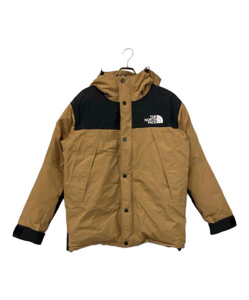 THE NORTH FACE（ザ ノース フェイス）THE NORTH FACE (ザ ノース フェイス) マウンテンダウンジャケット Mountain Down Jacket ブラウン×ブラック サイズ:Lの古着・服飾アイテム