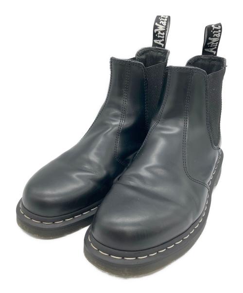 Dr.Martens（ドクターマーチン）Dr.Martens (ドクターマーチン) ホワイトステッチ チェルシーブーツ ブラック サイズ:UK10の古着・服飾アイテム