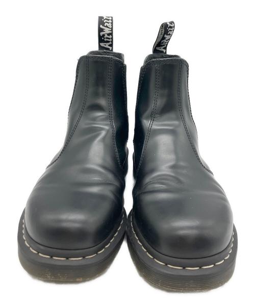 Dr.Martens（ドクターマーチン）Dr.Martens (ドクターマーチン) ホワイトステッチ チェルシーブーツ ブラック サイズ:UK10の古着・服飾アイテム
