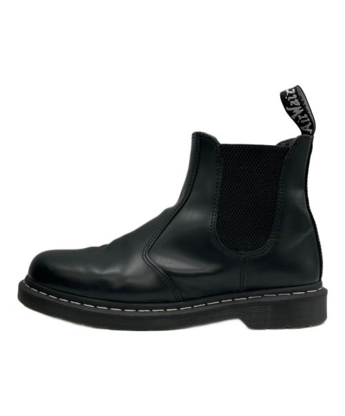 Dr.Martens（ドクターマーチン）Dr.Martens (ドクターマーチン) ホワイトステッチ チェルシーブーツ ブラック サイズ:UK10の古着・服飾アイテム