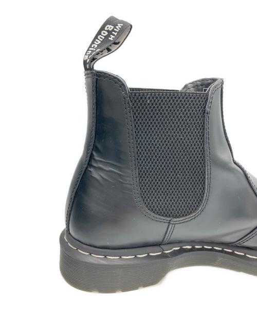 Dr.Martens（ドクターマーチン）Dr.Martens (ドクターマーチン) ホワイトステッチ チェルシーブーツ ブラック サイズ:UK10の古着・服飾アイテム