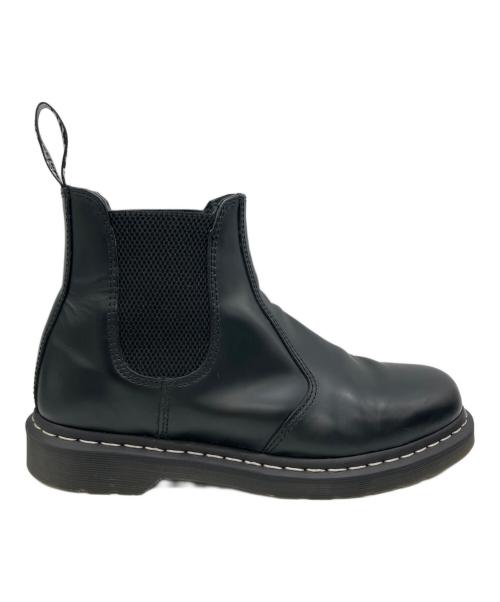 Dr.Martens（ドクターマーチン）Dr.Martens (ドクターマーチン) ホワイトステッチ チェルシーブーツ ブラック サイズ:UK10の古着・服飾アイテム