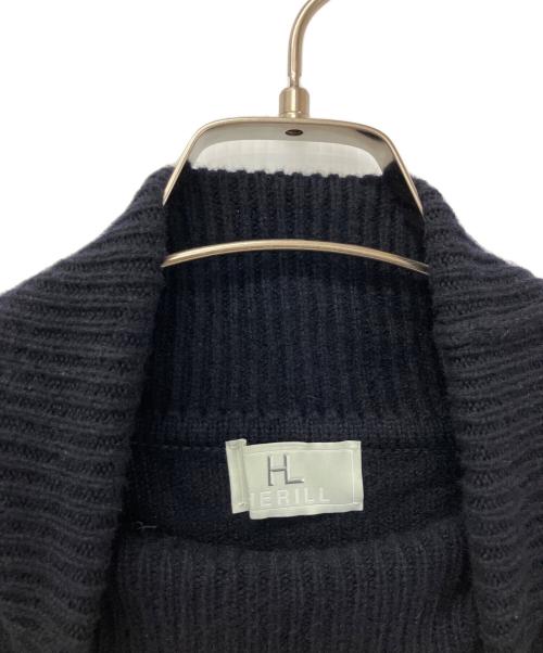 HERILL（ヘリル）HERILL (ヘリル) 薄手ニット ネイビー サイズ:2の古着・服飾アイテム