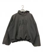 YEEZY GAP ENGINEERED BY BALENCIAGAイージーギャップエンジニアードバイバレンシアガ）の古着「プルオーバーパーカー Dove Shrunken Hoodie」｜グレー