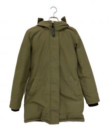 CANADA GOOSE（カナダグース）の古着「ダウンジャケット VICTORIA PARKA」｜オリーブ