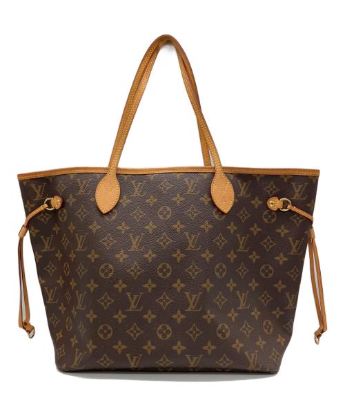 LOUIS VUITTON（ルイ ヴィトン）LOUIS VUITTON (ルイ ヴィトン) トートバッグ モノグラム ネヴァーフルMM ブラウン×ピンクの古着・服飾アイテム
