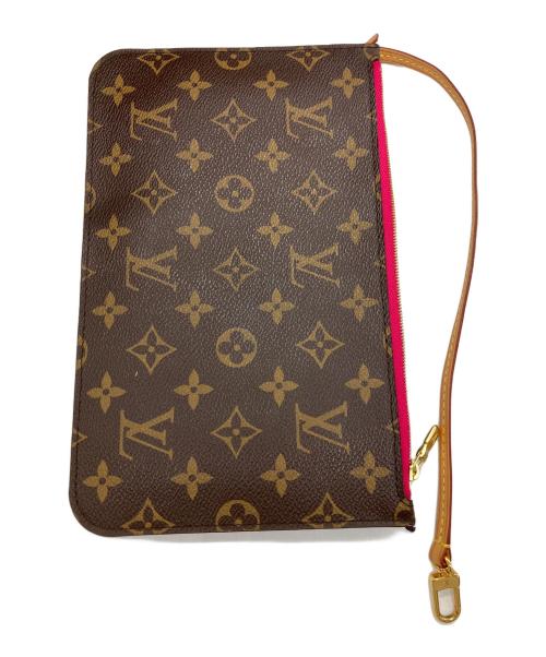 LOUIS VUITTON（ルイ ヴィトン）LOUIS VUITTON (ルイ ヴィトン) トートバッグ モノグラム ネヴァーフルMM ブラウン×ピンクの古着・服飾アイテム
