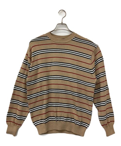 BURBERRY LONDON（バーバリーロンドン）BURBERRY LONDON (バーバリーロンドン) 薄手ニット ベージュ サイズ:M 未使用品の古着・服飾アイテム