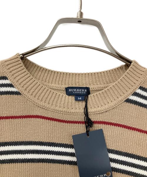 BURBERRY LONDON（バーバリーロンドン）BURBERRY LONDON (バーバリーロンドン) 薄手ニット ベージュ サイズ:M 未使用品の古着・服飾アイテム