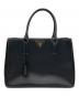 PRADA (プラダ) 2WAYトートバッグ SAFFIANO LUX ブラック：100000円