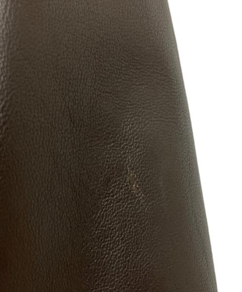 AVIREX（アヴィレックス）AVIREX (アヴィレックス) レザージャケット ブラック×ブラウン サイズ:XSの古着・服飾アイテム