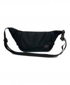 PORTERポーター）の古着「ウエストバッグ KAPTAIN SUNSHINE×PORTER」｜ブラック